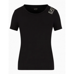 EA7 T-SHIRT DONNA 8NTT50 NERA