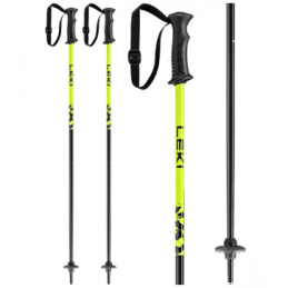 LEKI RIDER JR BLACK NEONYELLOW